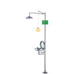 Combination Emergency Shower Eye Washer